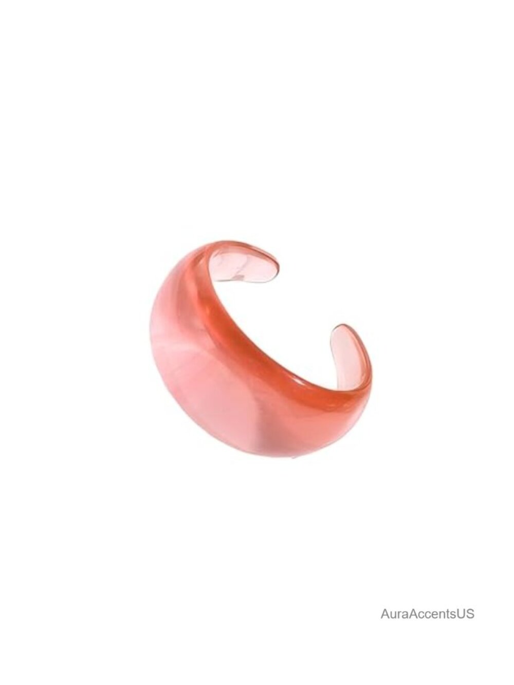 Colorful Acrylic Resin Open Cuff Bangle Bracelet for Women